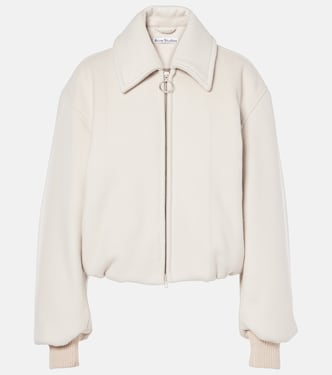 Veste bomber en laine mélangée | Acne Studios