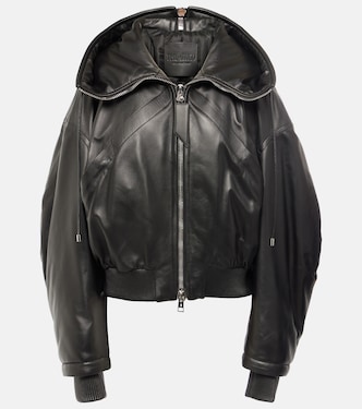 Oversize-Bomberjacke aus Leder | The Attico