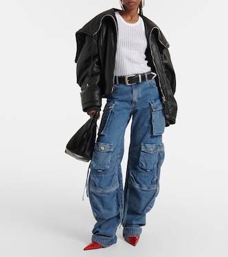Oversize-Bomberjacke aus Leder | The Attico