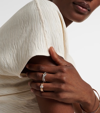 Pomellato Together - Anello in oro bianco 18kt con diamanti | Pomellato