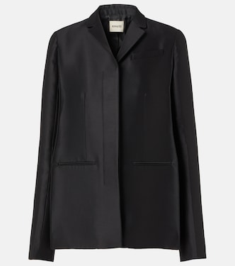 Jacke Crittan aus Faille | Khaite