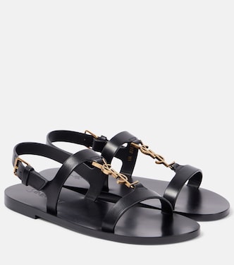 Cassandra leather sandals | Saint Laurent