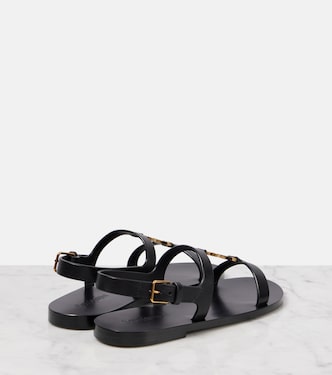 Sandales Cassandra en cuir | Saint Laurent