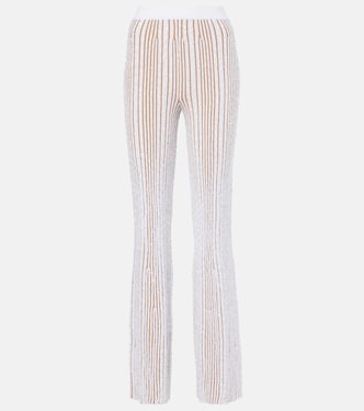 High-Rise-Schlaghose aus Strick mit Pailletten | Missoni