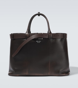 Prada Buckle leather tote bag | Prada