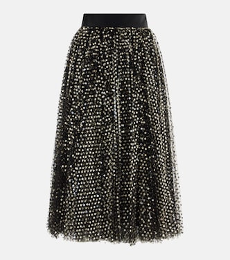 Falda midi con lentejuelas | Dolce&Gabbana