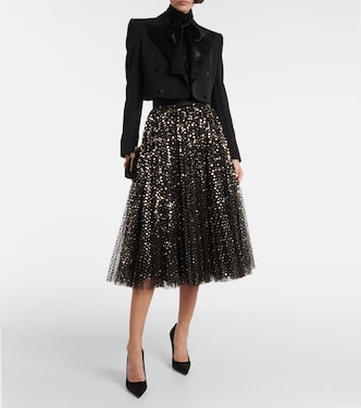 Midirock mit Pailletten | Dolce&Gabbana