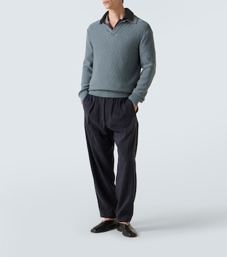 Polo en jacquard de coton | Giorgio Armani