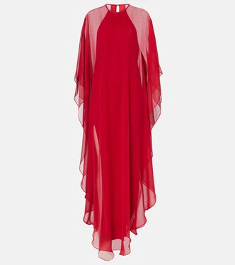 Caftano in chiffon di seta | The Sei