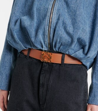 Cintura reversibile Anagram in pelle | Loewe