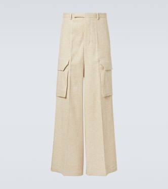 Pantalones cargo Firebanks de algodón y lino | Rick Owens