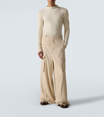 Pantalones cargo Firebanks de algodón y lino | Rick Owens