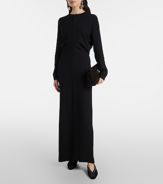 Vestido largo drapeado | Toteme