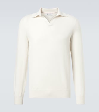 Cashmere polo sweater | Brunello Cucinelli