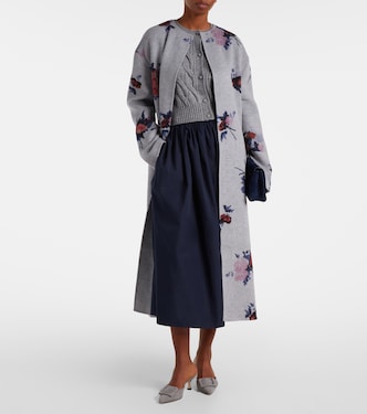 Floral wool coat | Erdem