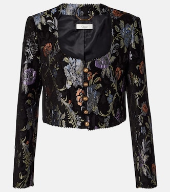 Bestickte Cropped-Jacke | Chloé
