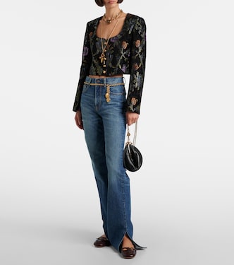 Cropped embroidered jacket | Chloé