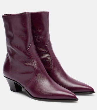 Brunswick 45 leather ankle boots | Aquazzura