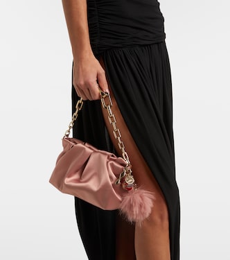 Eva Small crêpe satin clutch | Christian Louboutin