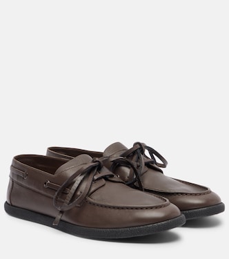 Novus Sailor leather boat shoes | The Row