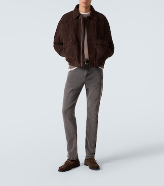 Retro suede blouson jacket | Frame