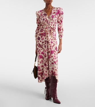 Midikleid Albini aus einem Seidengemisch | Isabel Marant