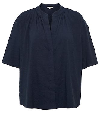 Linen-blend blouse | Vince