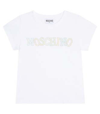 T-Shirt aus einem Baumwollgemisch | Moschino Kids