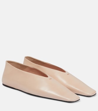 Ballerinas aus Leder | Jil Sander