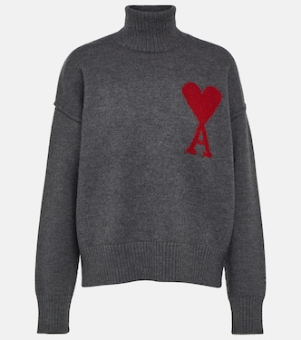 Rollkragenpullover Ami de Cœur aus Wolle | Ami Paris