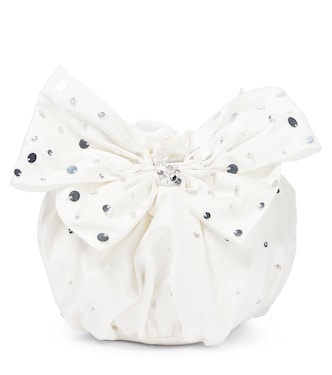 Verzierte Tasche Bowette aus Satin | Tutu Du Monde
