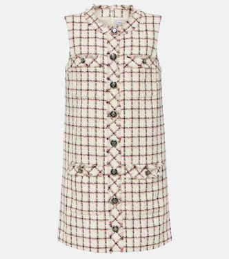 Laurel cotton-blend tweed minidress | Veronica Beard