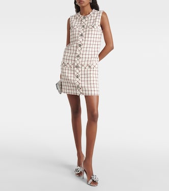 Laurel cotton-blend tweed minidress | Veronica Beard