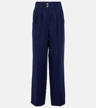 Weite Hose aus Leinen | Loro Piana