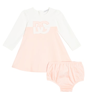 Baby - Abito DG in cotone | Dolce&Gabbana Kids
