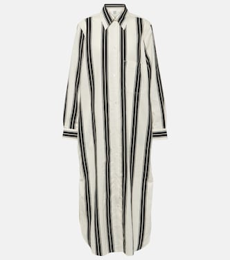 Abito chemisier in misto cotone jacquard | Toteme