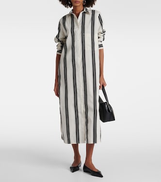 Abito chemisier in misto cotone jacquard | Toteme