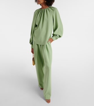 Bluse aus Georgette | Oscar de la Renta