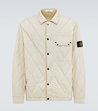 Surchemise Compass matelassée en coton mélangé | Stone Island