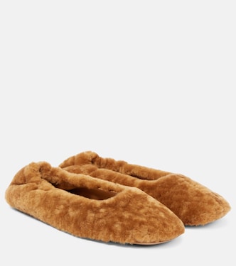 Ballerine in shearling | Dries Van Noten