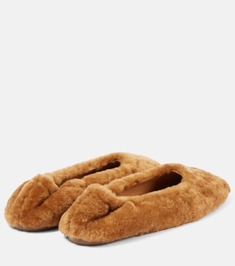 Ballerine in shearling | Dries Van Noten