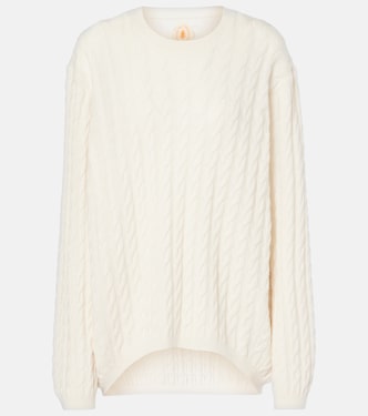 Jersey trenzado de lana y cachemir | Jardin des Orangers