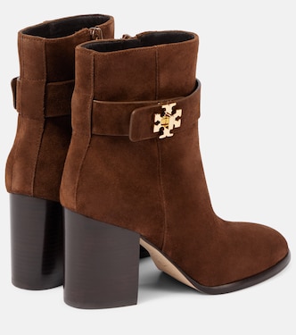 Ankle Boots T Lock aus Veloursleder | Tory Burch