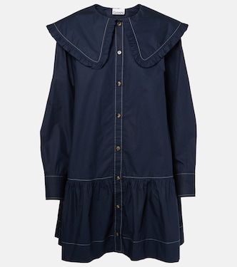 Cotton shirt dress | Ganni