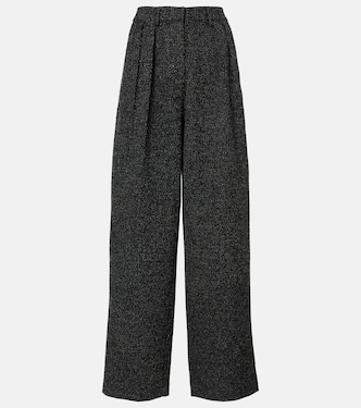 White Label Eleanor tweed wide-leg pants | Proenza Schouler