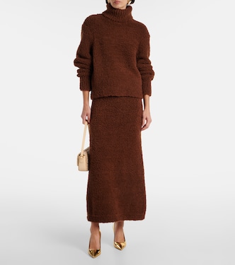 Wool-blend turtleneck sweater | Self-Portrait