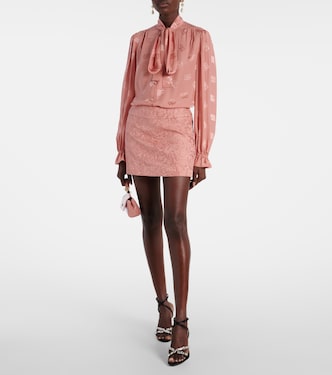 Blouse DG en satin de soie | Dolce&Gabbana