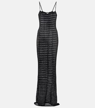 Maxikleid aus Pointelle-Strick | Saint Laurent