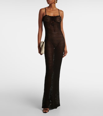 Abito lungo in maglia | Saint Laurent