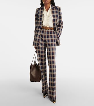 Checked wool blazer | Etro